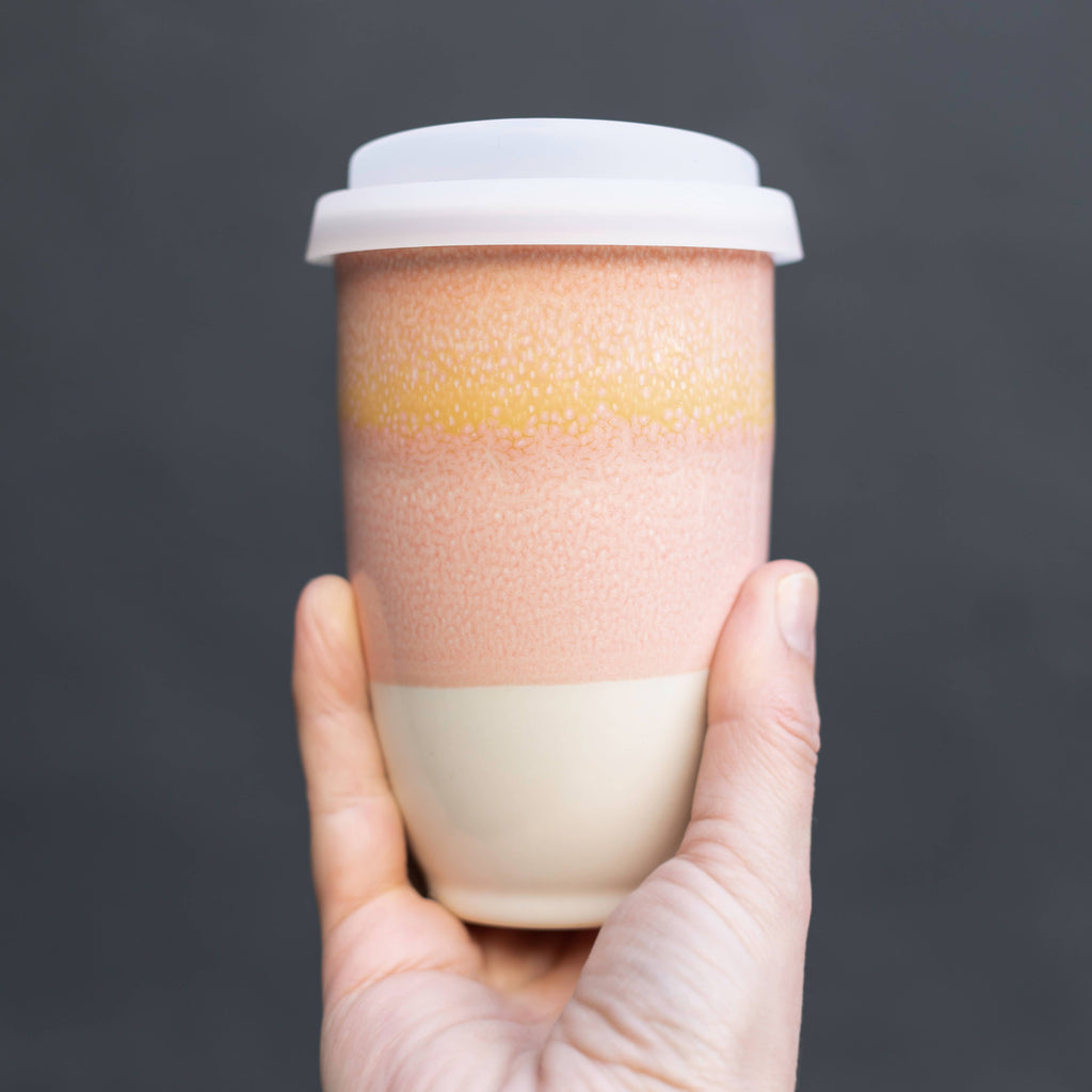 Afterglow 12oz Ceramic Travel Mug – Reusable