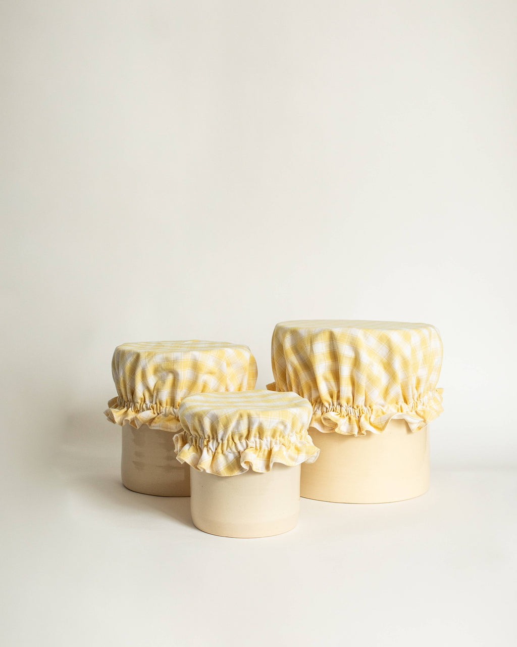 Gingham Reversible Bowl Cover | Reusable Fabric