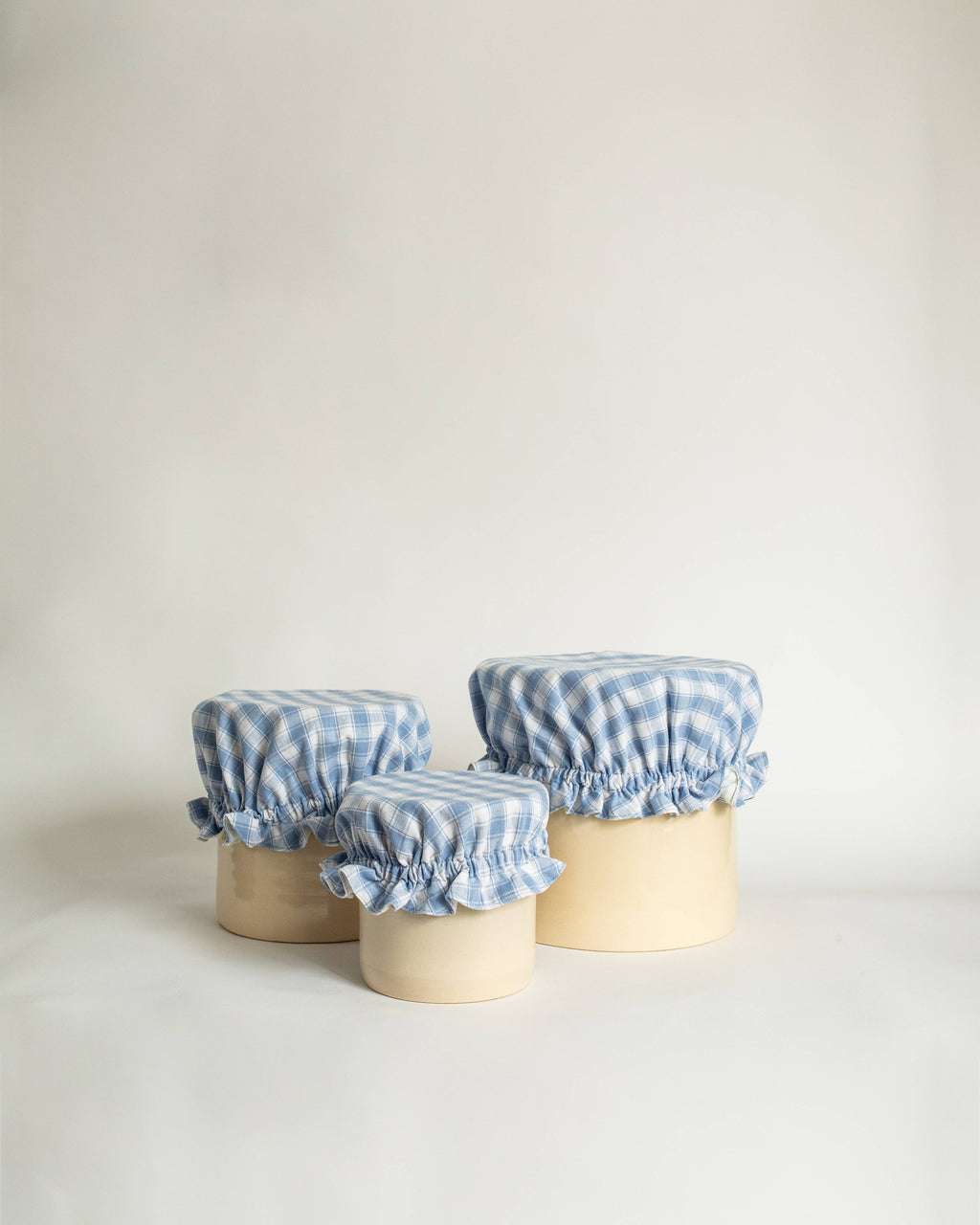 Gingham Reversible Bowl Cover | Reusable Fabric