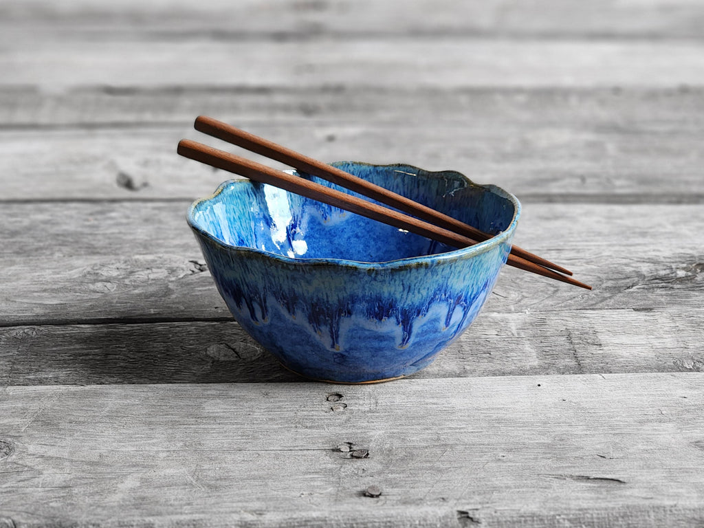 Ramen & Chopstick Bowls - Wavy Edge - Made to Order