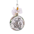 Gold Mr. & Mrs. Ornament