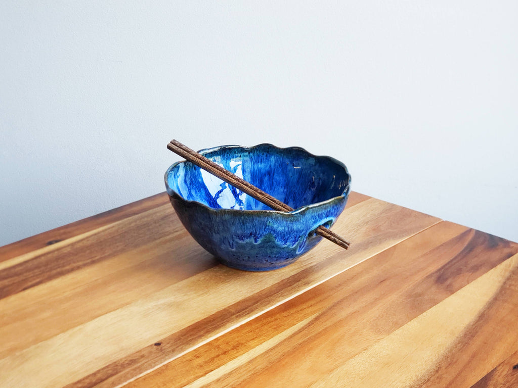 Ramen & Chopstick Bowls - Wavy Edge - Made to Order
