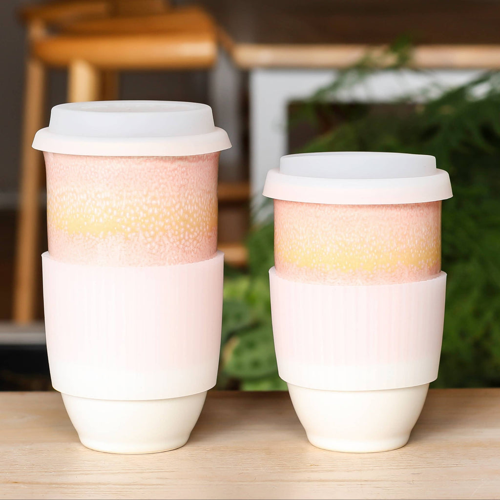 Afterglow 12oz Ceramic Travel Mug – Reusable