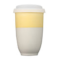 Lemon Ceramic Travel Cup 12oz | Reusable Coffee Cup