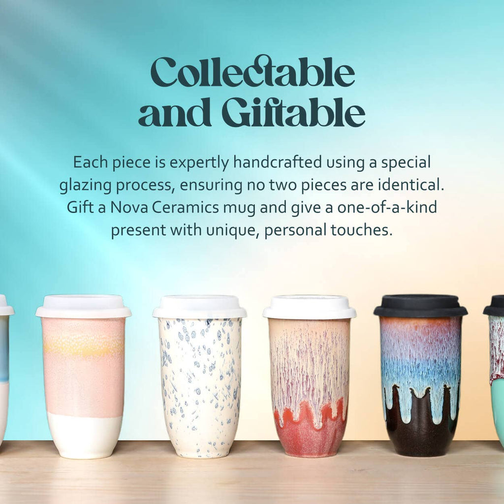 Dune 16oz Ceramic Travel Mug – (Includes Lid & Band)